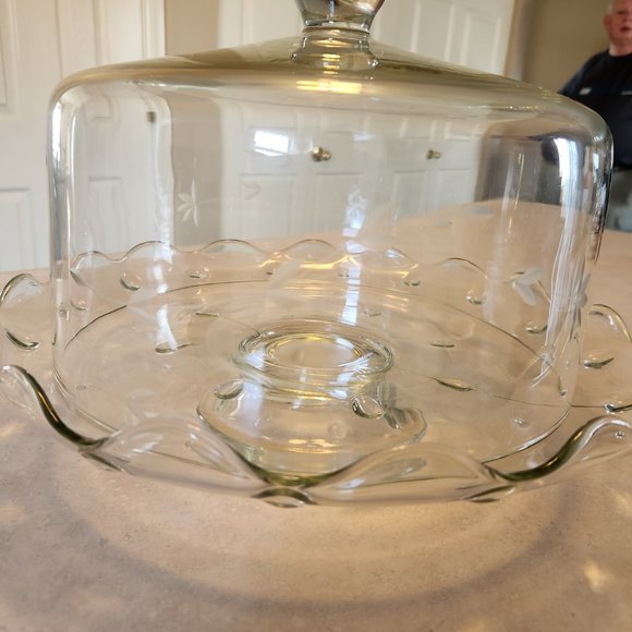 Princess House Dining Princess House Heritage Crystal Cake Plate